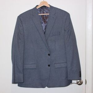 Lauren Ralph Lauren blue Check Slim Fit Two Button Blazer Jacket Men's Size 48R